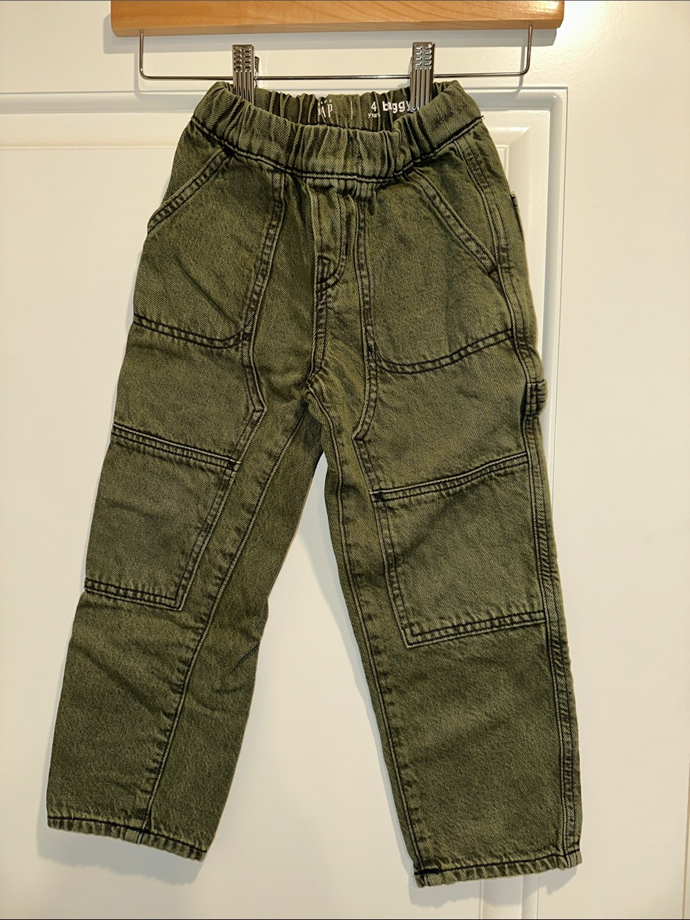 GAP Kids Olive Utility Jogger Pants
